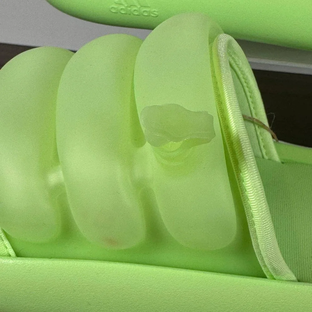 adidas Adilette Zplaash Slide Sandal Green Spark IF0889 Men 8 Women 9 New NWT